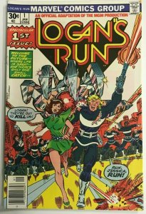 LOGANS RUN#1 VF 1977 MARVEL BRONZE AGE COMICS