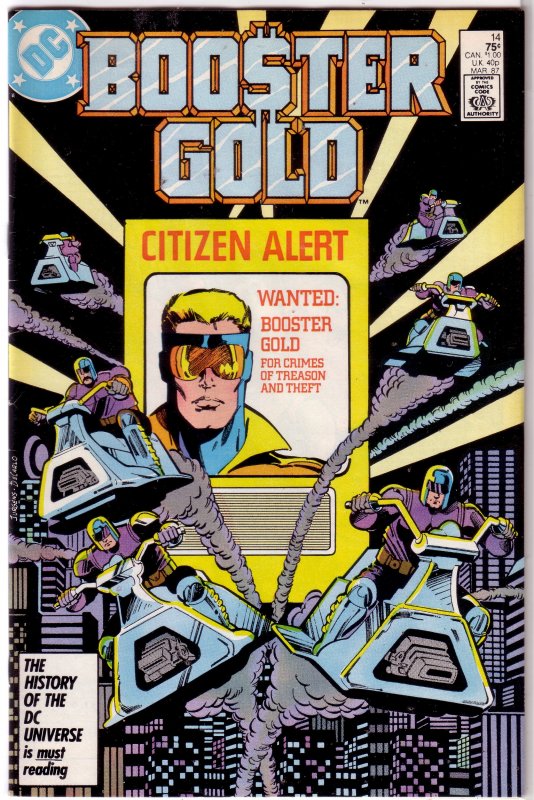 Booster Gold (vol. 1, 1986) #14 FN Jurgens, future Gotham