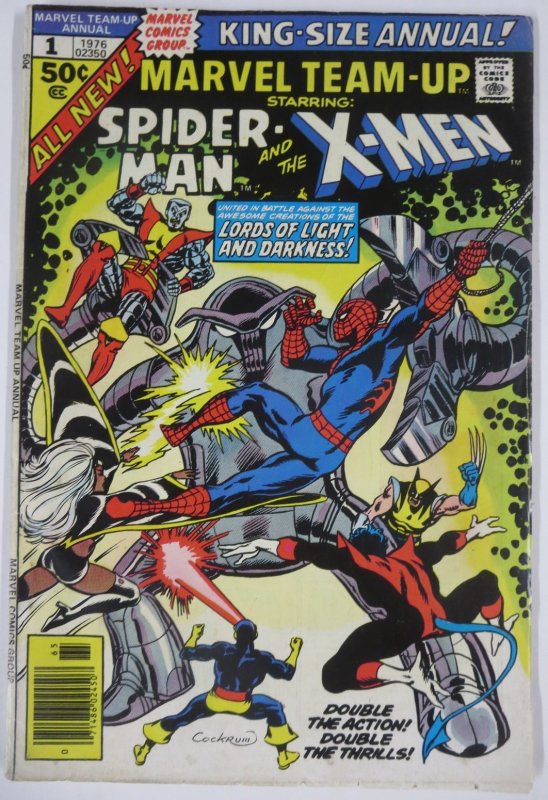 MARVEL TEAM UP ANN  1 VG X MEN 1976