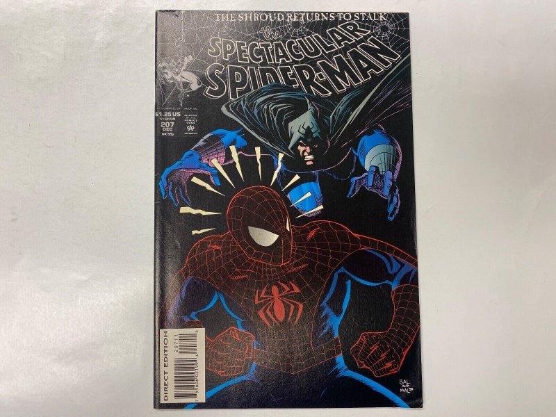 5 Spectacular Spider-Man MARVEL comic books #186 193 198 206 207 78 KM14