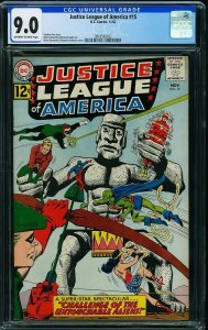 Justice League of America #15 (1962) CGC 9.0 VFNM