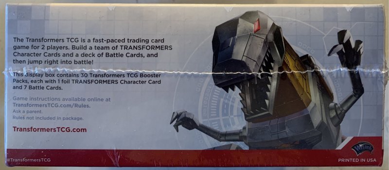 Transformers trading card game Sealed Box booster packs First Set Sealed!