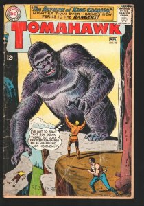 Tomahawk #93 1964-DC-Giant ape terror cover & story-Return of King Colosso-G