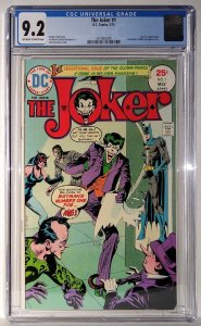 THE JOKER #1 (1975) CGC 9.2 NEAR MINT-   MUST HAVE FOR BATMAN FANS/COLLECTORS