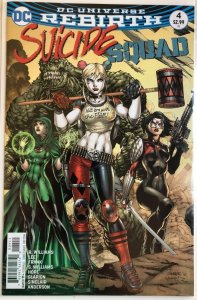 SUICIDE SQUAD #4, NM, Jim Lee, Rebirth, 2016, more Harley Quinn in store