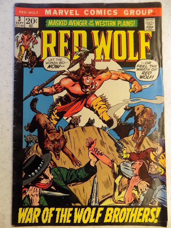 RED WOLF # 9 MARVEL WESTERN BRONZE