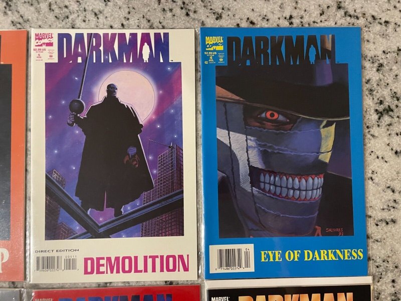 Lot Of 6 Darkman Marvel Comic Books # 1 2 3 4 5 6 NM 1st Prints Madness 70 J801 