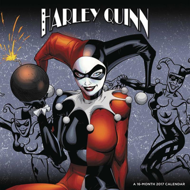 Harley Quinn 2017 Wall Calendar - New/Sealed!