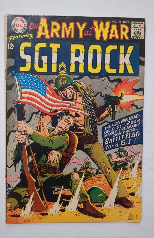 Our Army at War #185 (1967) VG 4.0 Joe Kubert cover