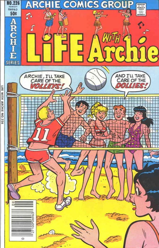 Life With Archie 226 Gd Archie Low Grade Comic September 1981 Bikini Beach Comic Books 