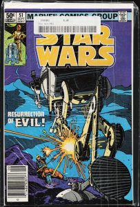 Star Wars #51 Newsstand Edition (1981) Star Wars