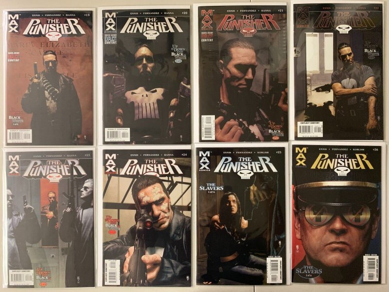 Punisher lot #7-35 Marvel 7th Series (average 8.0 VF) 23 diff (2004 to 2006)
