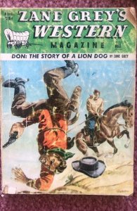 Zane Grey’s western magazine August 1949,no pages 157-160& rear cvr