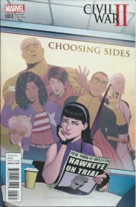Civil War II: Choosing Sides #3A VF; Marvel | save on shipping - details inside