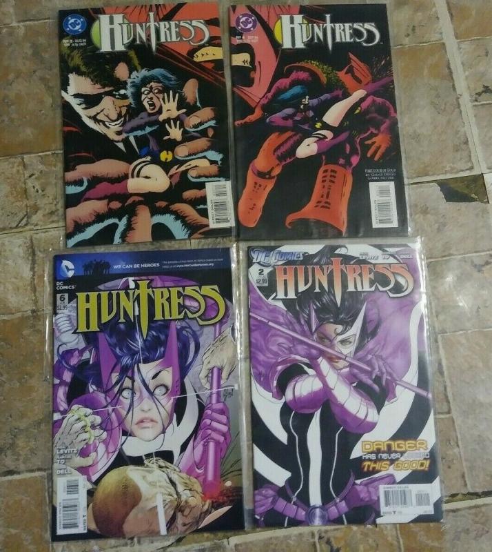 HUNTRESS  # 3,4 1994 VOL 2 + # 2,6 2012 VOL 3 DC COMICS BATMAN HELENA BERTINELLI