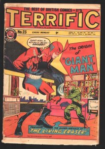 Terrific #23 1967-British ed.-Origin of Giant Man from Tales To Astonish #49-...