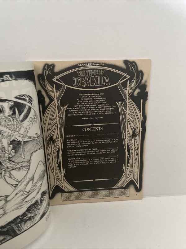 Tomb Of Dracula #4 1980 Marvel Magazine NM-