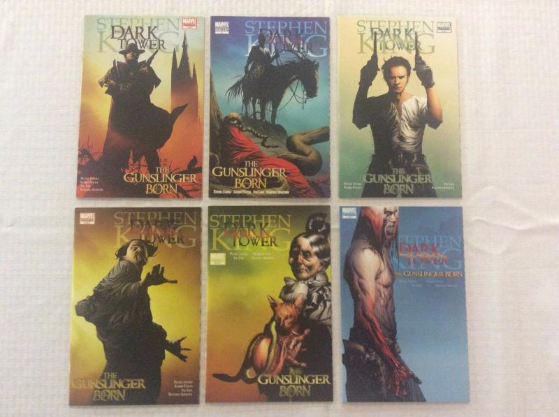 DARK TOWER: THE GUNSLINGER BORN #1, 2-3rd Print Variant, 3, 4, 5 & 7 - LOT OF 6