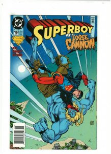 Superboy #16 VF/NM 9.0 Newsstand DC Comics 1995 