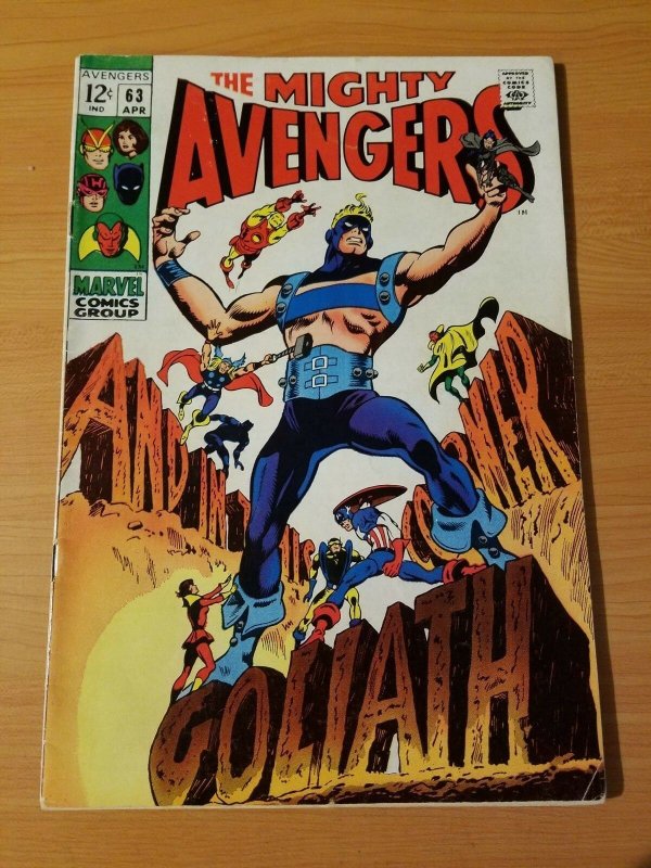 The Avengers #63 ~ FINE - VERY FINE VF ~ (1969, Marvel Comics)