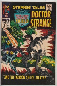 Strange Tales #163 (Aug-67) VF+ High-Grade Nick Fury, Dr. Strange