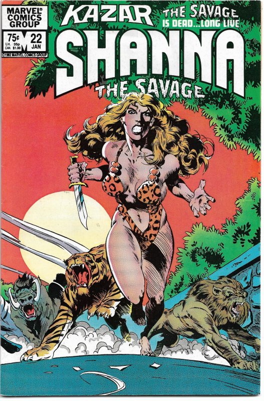 Ka-Zar the Savage #22 (1983) VF+