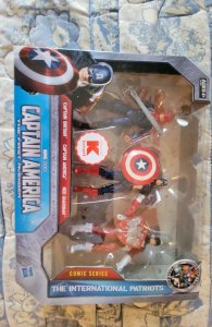 Captain America: The International Patriots Action Figure 3 Pack