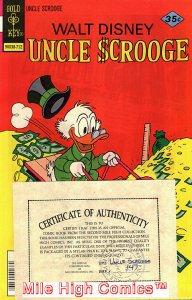 UNCLE SCROOGE (1962 Series) (GOLD KEY)  #147 MILEHIGH 2 Near Mint Comics Book