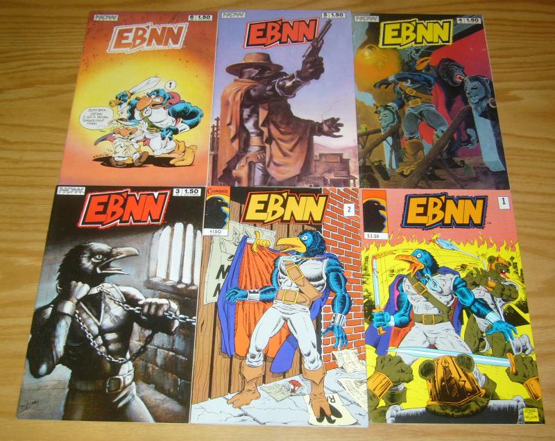 Eb'nn #1-6 VF/NM complete series - now comics - raven/crow warrior 2 3 4 5 set