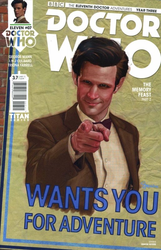 Doctor Who: The Eleventh Doctor Year Three #7A VF/NM; Titan | we combine shippin 