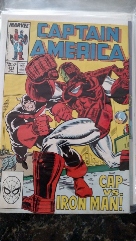 Captain America #341 (Marvel,1988) Condition NM