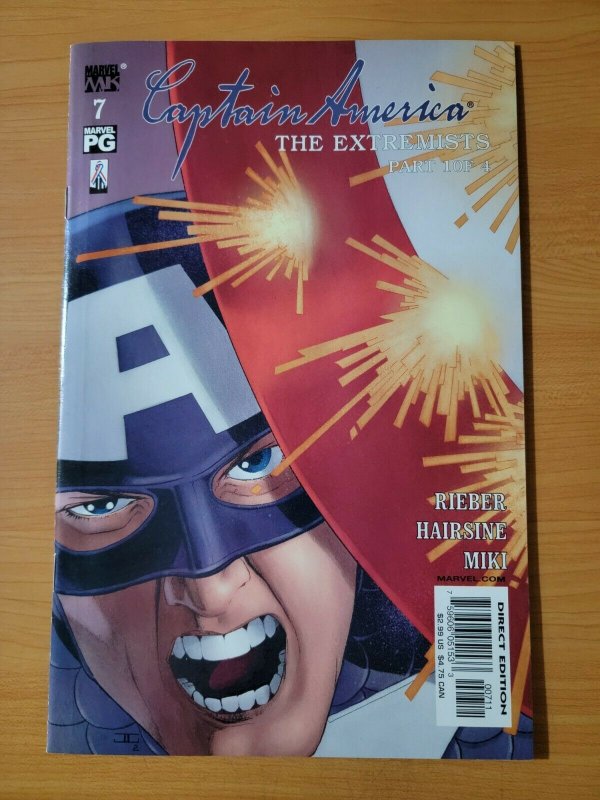 Captain America #7 ~ NEAR MINT NM ~ 2003 MARVEL COMICS