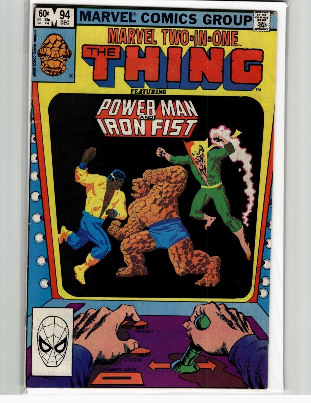 Marvel Two-in-One #94 (1982) Power Man