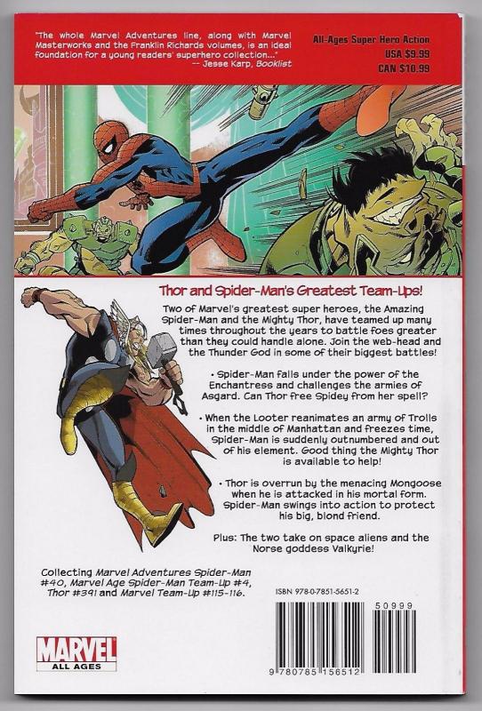 Marvel Adventures Thor & Spider-Man TPB Digest - New!