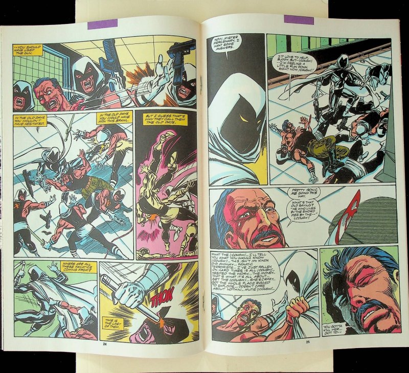 Marc Spector Moon Knight #25 Marvel Ghost Rider Appearance Direct Edition 1991