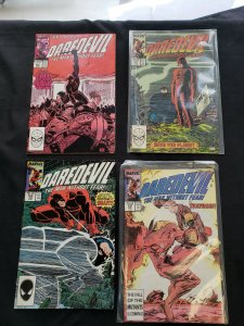 DAREDEVIL 4PC (FN/OB) VS WOLVERINE, FALL OF THE MUTANTS TIE-IN 1987-88