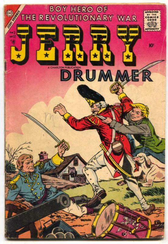 Jerry Drummer #12 1957- Final issue- Charlton War G