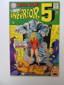 The Inferior Five #9 (1968) VG condition bottom staple detached from cover
