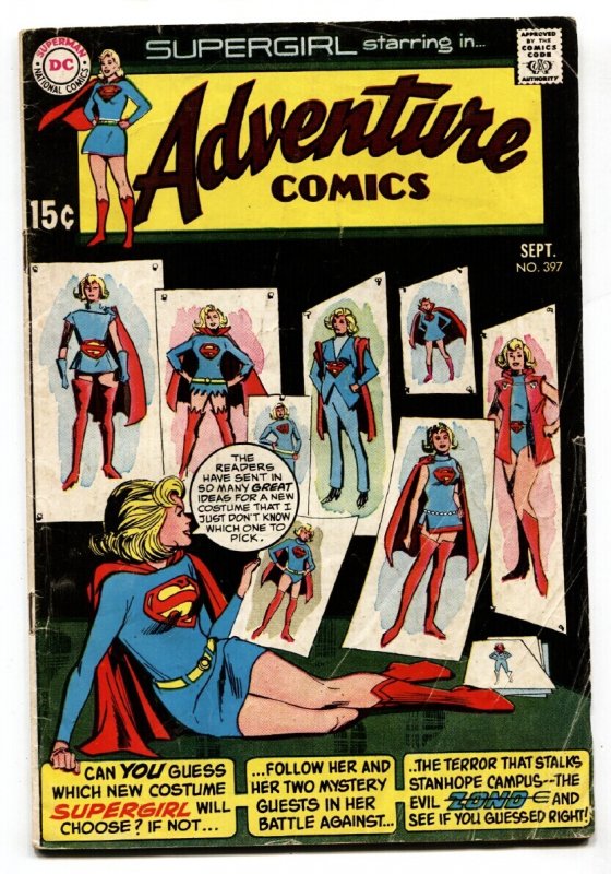 ADVENTURE COMICS #397 1970-SUPERGIRL-DC Comic Book