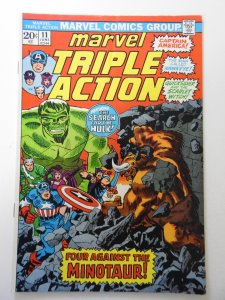 Marvel Triple Action #11 (1973) VG- 2 centerfold wraps detached bottom staple
