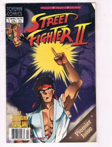 Street Fighter 2 #1 VF Tokuma Comics Comic Book Kanzaki Ryu 1994 DE24