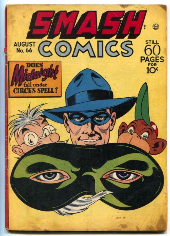 Smash Comics #65 1946- Midnight - Golden Age G/VG