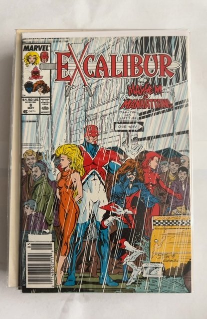 Excalibur #8 (1989) NEWSSTAND EDITION