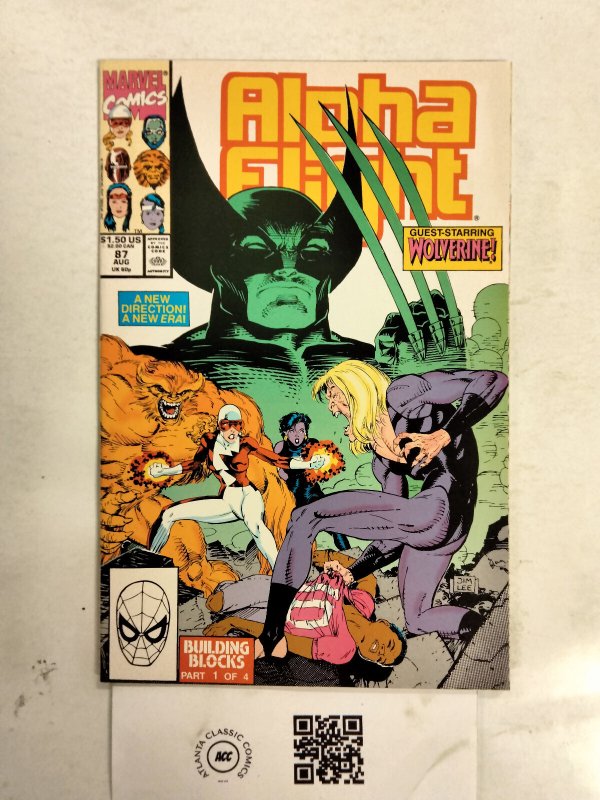 Alpha Flight #87 NM Marvel Comic Books Guardian Sasquach Puck Northstar 23 HH41