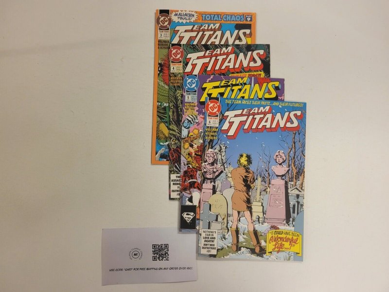 4 Team Titians DC Comic Books #3 4 5 6 73 TJ11