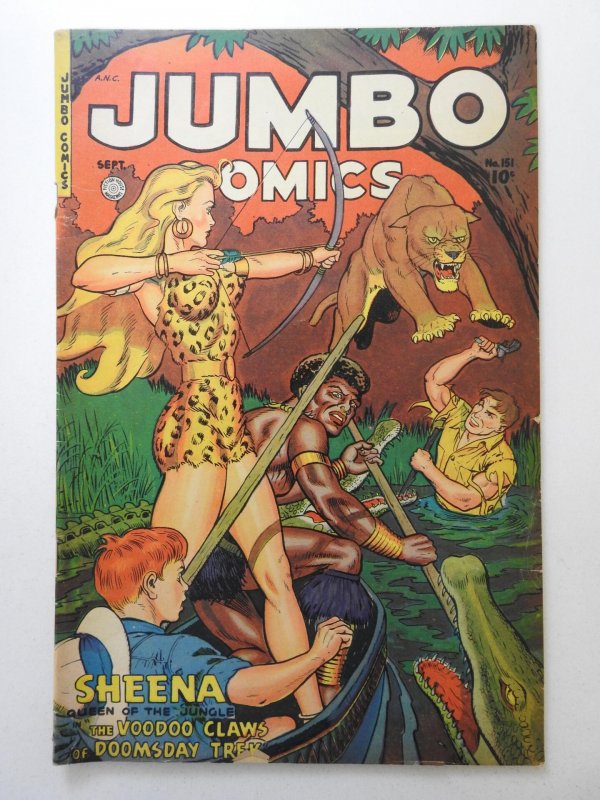 Jumbo Comics #151 (1951) Featuring Sheena! Sharp VG Condition!!