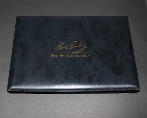 1993 Elvis Presley First Day Issue Half Pound Silver Proof Coin