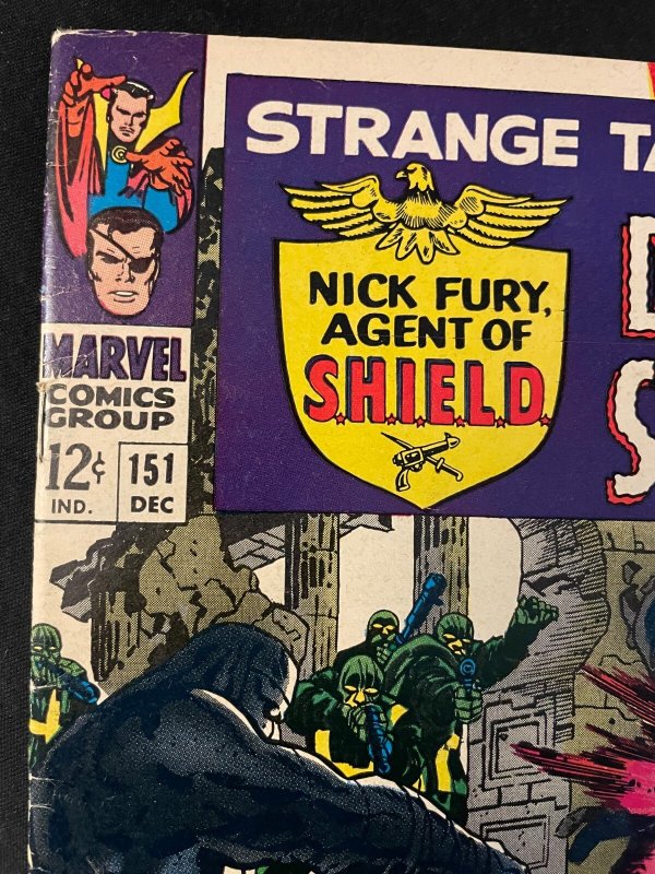 STRANGE TALES #151  First Steranko Art at Marvel, VG+ Condition