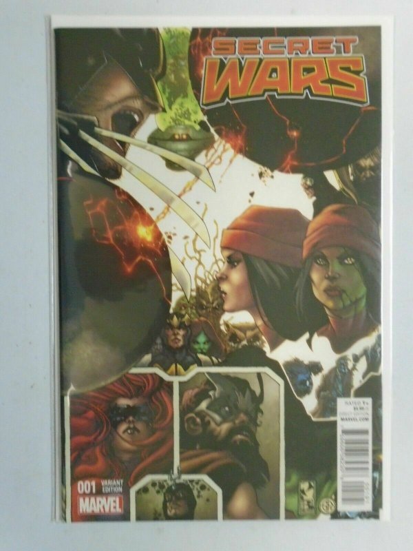 Secret Wars #1D 1:20 limited variant cover 8.5 VF+ (2015 3rd Series)