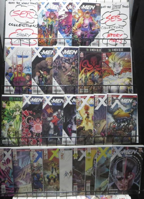 X-MEN BLUE (2017 MARVEL) #1-24 F-VF/+ BUNN! MOLINA! VENOM!